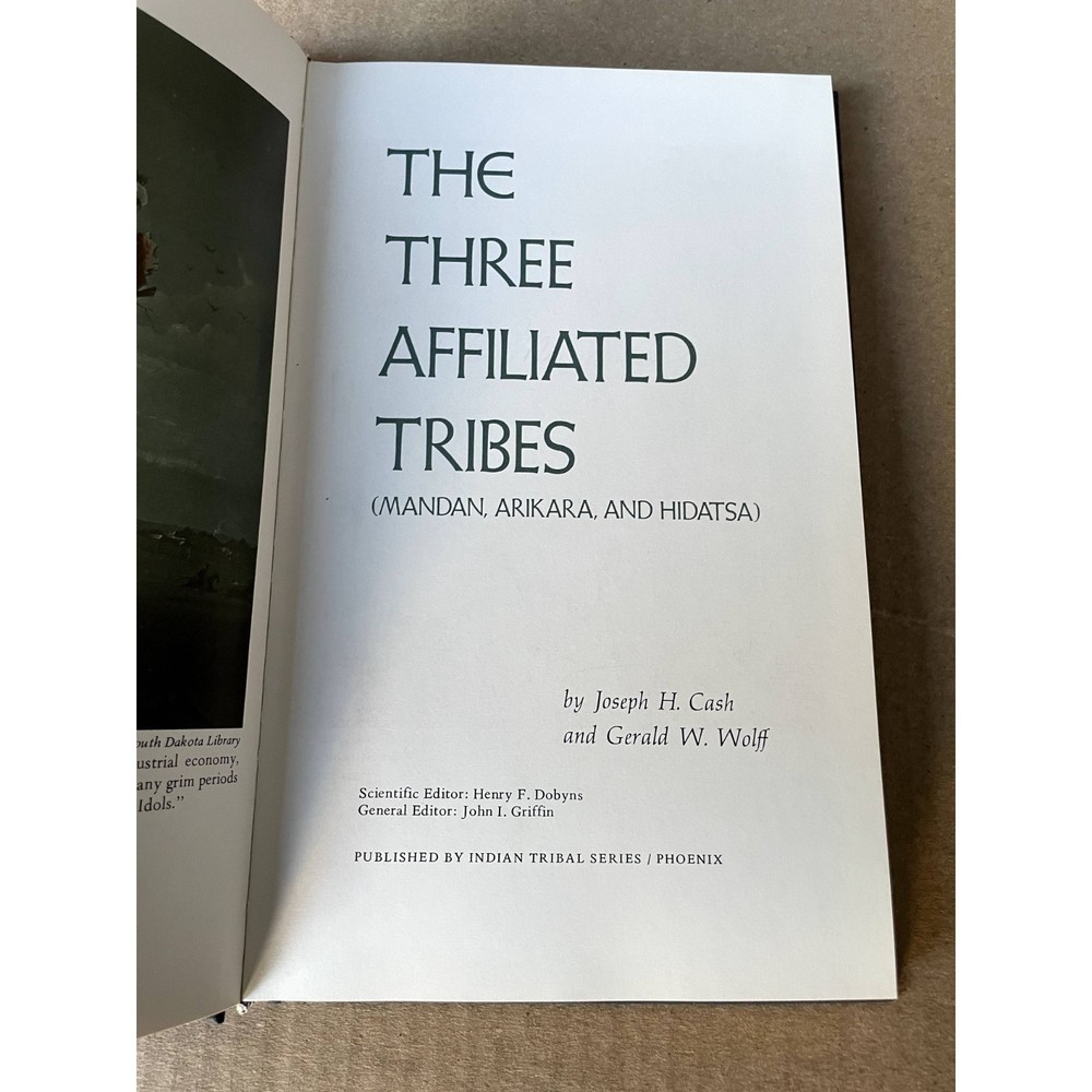 Three Affiliated Tribes by Joseph Cash (Used)